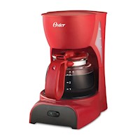 Cafetera Oster 4 tazas Rojo